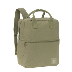 Prebaľovací batoh - Green Label Little One & Me Square Backpack Big Gots olive
