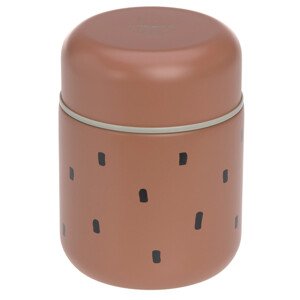 Termoska na jedlo - Happy Prints caramel