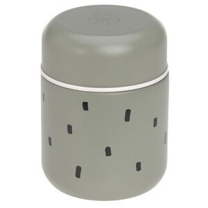Termoska na jedlo - Happy Prints light olive