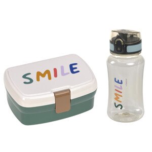 Desiatová súprava - Little Gang Smile milky/ocean green