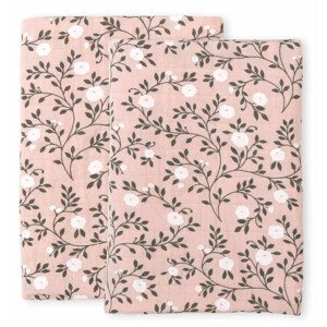 A Little Lovely Company - Mušelínové plienky, blossom - dusty pink - 2 ks