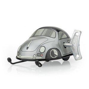 Autíčko na kľúčik - Porsche 356 cabrio - strieborné