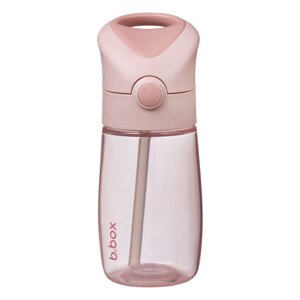 Fľaša na pitie so slamkou Junior 380 ml - blush crush