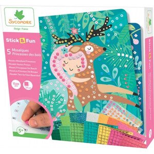 Stick & Fun - mozaika - lesné princezné