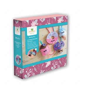 Lovely box - šitie z plste - sladkosti