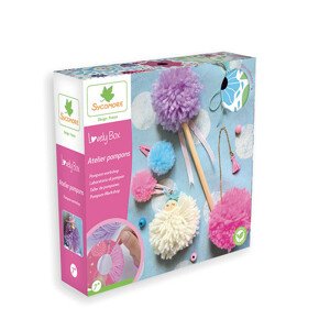 Lovely box - kreatívna súprava - výroba brmbolcov a doplnkov