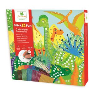 Stick & Fun - mozaika - svet dinosaurov