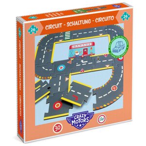Puzzle Crazy Motors - Veľký mestský okruh - 26 ks