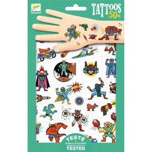 Tetovanie - hrdinovia proti darebákom