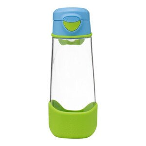 Sport fľaša na pitie 600 ml - modrá/zelená