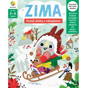 ZIMA Pracovný zošit pre deti predškolského veku a malých školákov Storyz