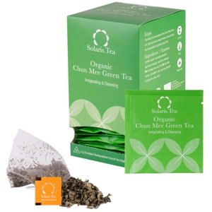 Organický sypaný čaj Zelený čaj Chun Mee BIO 25x2g v pyramídových vreckách