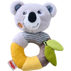 Textilná hrkálka Koala pre najmenších Haba od 6 mesiacov