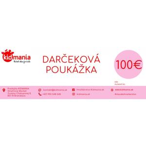 Darčeková poukážka 100 EUR