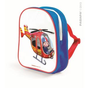 Detský batoh Helikoptéra Janod plastový umývateľný na zips od 2-8 rokov