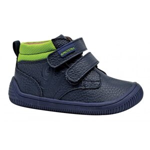 Chlapčenské topánky Barefoot FOX NAVY, protetika, modré - 22