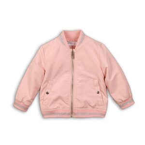 Bunda dievčenská Bomber, Minoti, SUPER 1, růžová - 98/104 | 3/4let