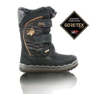 dievčenské topánky zimné GTX, Primigi, 4382100, černá - 28