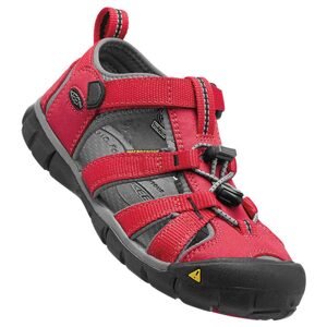 Detské sandále SEACAMP II CNX, racing red/gargoyle, Keen, 1014470, červená - 32/33