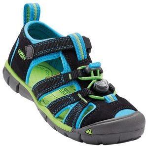 Detské sandále SEACAMP II CNX, black/blue danube-kluk, Keen, 1016426, kluk - 37