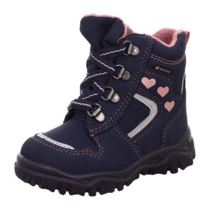 Dievčenské zimné topánky šnurovacie HUSKY1 GTX, Superfit, 1-000046-8000, modrá - 28