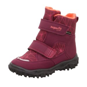 Dievčenské zimné topánky HUSKY Red/Orange Gore-Tex, Superfit, 1-006080-5000, červená - 36