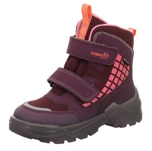 Dievčenské zimné topánky SNOW MAX Red/Pink Gore-TEX, Superfit,1-002022-5000 - 34