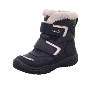 Dievčenské zimné topánky CRYSTAL Blue Gore-Tex, Superfit,1-009091-8010 - 34