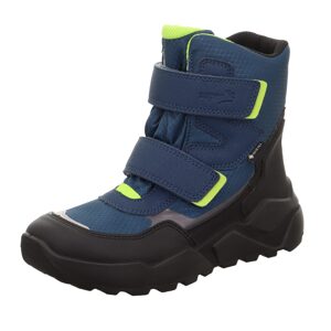 Chlapčenské zimné topánky ROCKET Blau/Light Green Gore-Tex, Superfit,1-000402-8010 - 35