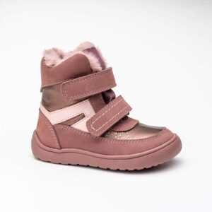 Dievčenské zimné barefoot topánky LETY, PRO-tex, Protetika, ružová - 22