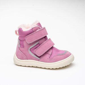 Dievčenská zimná barefoot obuv DAXI PINK, Protetika, ružová - 29