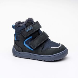 Chlapčenské zimné barefoot topánky GERO NAVY, PRO-tex, protetika, modré - 26