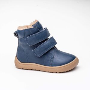 Chlapčenská zimná barefoot obuv DARYK NAVY, PRO-tex, Protetika, modrá - 22
