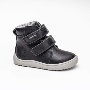 Chlapčenské zimné barefoot topánky DARYK BLACK, PRO-tex, Protetika, čierna - 30