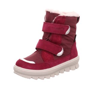 Dievčenské zimné topánky FLAVIA Red/Silver Gore-Tex, Superfit , 1-000216-5000, červená - 35