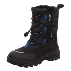 Chlapčenské zimné topánky barefit SNOW MAX Black/Blue Gore-Tex, Superfit , 1-002025-0000, čierna - 27