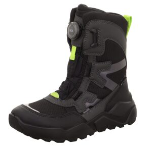 Chlapčenské zimné topánky ROCKET Black/Green Gore-Tex, Superfit , 1-000403-0020, zelená - 38