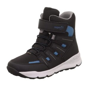 Chlapčenské zimné topánky FREE RIDE Black/Blue Gore-Tex, Superfit , 1-000568-0000, čierna - 41