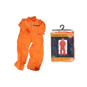Karnevalový set - väzeň M 110-120 cm, Wiky, W036028