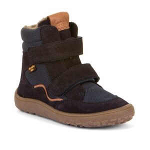 Chlapčenská zimná barefoot obuv TEX WINTER Dark Blue, Froddo, G3160233, tmavomodrá - 37