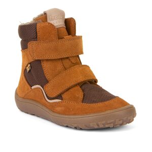Detská zimná barefoot obuv TEX WINTER Cognac, Froddo, G3160233-1, hnedá - 38