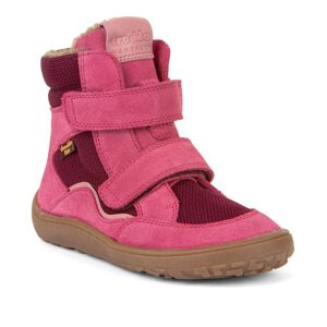 Dievčenská zimná barefoot obuv TEX WINTER Fuxia, Froddo, G3160233-5, fuxia - 37