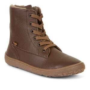 Detská zimná barefoot obuv TEX LACES Brown, Froddo, G3160236-1, hnedá - 40