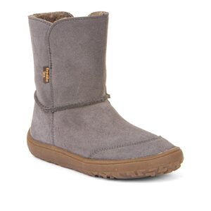 Detská zimná barefoot obuv TEX SUEDE Gray, Froddo, G3160238-3, sivá - 31
