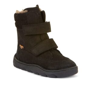 Dievčenská zimná barefoot obuv ZERU TEX WINTER Black, Froddo, G3160240-7, čierna - 29