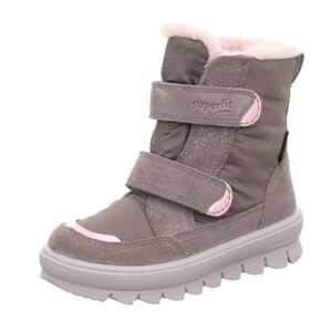 Dievčenské zimné topánky FLAVIA Gray/Pink Gore-Tex, Superfit , 1-000216-2000, sivá - 35