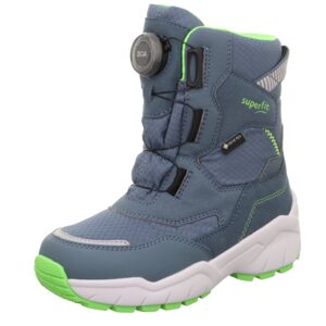 Chlapčenské snežnice CULUSUK 2.0 Bleu/Light Green Gore-Tex, Superfit, 1-009172-8010, modrá - 28