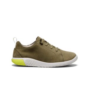 Detské barefoot kompromisné tenisky KEEN KNX LACE YOUTH martini olive/evening primrose - 32/33