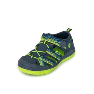 Chlapčenské sandále BUGGA TIKI Dark Blue/Green - tmavomodré - 29