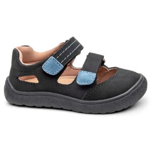 Chlapčenské barefoot sandále PROTETIKA NERY BLACK black - 36